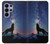 S3555 Wolf Howling Million Star Hülle Schutzhülle Taschen für Samsung Galaxy S26 Ultra