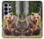 S3558 Bear Family Hülle Schutzhülle Taschen für Samsung Galaxy S26 Ultra