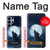 S3693 Grim White Wolf Full Moon Hülle Schutzhülle Taschen für Samsung Galaxy S26 Ultra