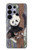 S3793 Cute Baby Panda Snow Painting Hülle Schutzhülle Taschen für Samsung Galaxy S26 Ultra