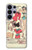 S3820 Vintage Cowgirl Fashion Paper Doll Hülle Schutzhülle Taschen für Samsung Galaxy S26 Ultra