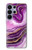 S3896 Purple Marble Gold Streaks Hülle Schutzhülle Taschen für Samsung Galaxy S26 Ultra