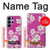 S3924 Cherry Blossom Pink Background Hülle Schutzhülle Taschen für Samsung Galaxy S26 Ultra