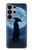 S4034 Samurai Moon Night Hülle Schutzhülle Taschen für Samsung Galaxy S26 Ultra