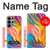 S4037 Colorful Zebra Pattern Hülle Schutzhülle Taschen für Samsung Galaxy S26 Ultra