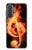 S0493 Music Note Burn Hülle Schutzhülle Taschen für Samsung Galaxy A37