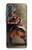 S0796 Japan Red Samurai Hülle Schutzhülle Taschen für Samsung Galaxy A37