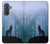S0935 Wolf Howling in Forest Hülle Schutzhülle Taschen für Samsung Galaxy A37