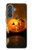 S1083 Pumpkin Spider Candles Halloween Hülle Schutzhülle Taschen für Samsung Galaxy A37