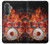 S1431 Skull Drum Fire Rock Hülle Schutzhülle Taschen für Samsung Galaxy A37