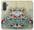 S1654 Koi Carp Fish Art Painting Hülle Schutzhülle Taschen für Samsung Galaxy A37
