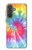 S1697 Tie Dye Colorful Graphic Printed Hülle Schutzhülle Taschen für Samsung Galaxy A37