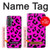 S1850 Pink Leopard Pattern Hülle Schutzhülle Taschen für Samsung Galaxy A37