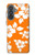 S2245 Hawaiian Hibiscus Orange Pattern Hülle Schutzhülle Taschen für Samsung Galaxy A37
