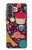 S2353 Paris Cartoon Vintage Pattern Hülle Schutzhülle Taschen für Samsung Galaxy A37
