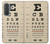 S2502 Eye Exam Chart Decorative Decoupage Poster Hülle Schutzhülle Taschen für Samsung Galaxy A37