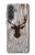 S2505 Reindeer Head Old Wood Texture Graphic Hülle Schutzhülle Taschen für Samsung Galaxy A37