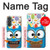S2521 Cute Nerd Owl Cartoon Hülle Schutzhülle Taschen für Samsung Galaxy A37