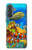 S2568 Sea Seabed Fish Corals Underwater Ocean Hülle Schutzhülle Taschen für Samsung Galaxy A37