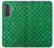 S2704 Green Fish Scale Pattern Graphic Hülle Schutzhülle Taschen für Samsung Galaxy A37