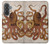 S2801 Vintage Octopus Hülle Schutzhülle Taschen für Samsung Galaxy A37