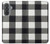 S2842 Black and White Buffalo Check Pattern Hülle Schutzhülle Taschen für Samsung Galaxy A37