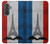 S2859 Vintage France Flag Eiffel Tower Hülle Schutzhülle Taschen für Samsung Galaxy A37