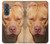S2903 American Pitbull Dog Hülle Schutzhülle Taschen für Samsung Galaxy A37