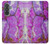 S2907 Purple Turquoise Stone Hülle Schutzhülle Taschen für Samsung Galaxy A37