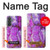 S2907 Purple Turquoise Stone Hülle Schutzhülle Taschen für Samsung Galaxy A37