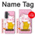 S3025 Pink Maneki Neko Lucky Cat Hülle Schutzhülle Taschen für Samsung Galaxy A37