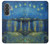 S3336 Van Gogh Starry Night Over the Rhone Hülle Schutzhülle Taschen für Samsung Galaxy A37
