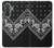 S3363 Bandana Black Pattern Hülle Schutzhülle Taschen für Samsung Galaxy A37