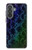 S3366 Rainbow Python Skin Graphic Print Hülle Schutzhülle Taschen für Samsung Galaxy A37