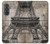 S3416 Eiffel Tower Blueprint Hülle Schutzhülle Taschen für Samsung Galaxy A37