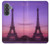 S3447 Eiffel Paris Sunset Hülle Schutzhülle Taschen für Samsung Galaxy A37
