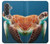 S3497 Green Sea Turtle Hülle Schutzhülle Taschen für Samsung Galaxy A37