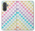 S3499 Colorful Heart Pattern Hülle Schutzhülle Taschen für Samsung Galaxy A37
