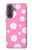 S3500 Pink Floral Pattern Hülle Schutzhülle Taschen für Samsung Galaxy A37