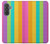 S3678 Colorful Rainbow Vertical Hülle Schutzhülle Taschen für Samsung Galaxy A37