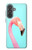 S3708 Pink Flamingo Hülle Schutzhülle Taschen für Samsung Galaxy A37