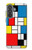 S3814 Piet Mondrian Line Art Composition Hülle Schutzhülle Taschen für Samsung Galaxy A37