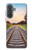 S3866 Railway Straight Train Track Hülle Schutzhülle Taschen für Samsung Galaxy A37