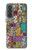 S3879 Retro Music Doodle Hülle Schutzhülle Taschen für Samsung Galaxy A37