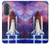 S3913 Colorful Nebula Space Shuttle Hülle Schutzhülle Taschen für Samsung Galaxy A37