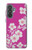 S3924 Cherry Blossom Pink Background Hülle Schutzhülle Taschen für Samsung Galaxy A37