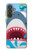 S3947 Shark Helicopter Cartoon Hülle Schutzhülle Taschen für Samsung Galaxy A37