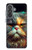 S3971 Cat Painted Color Hülle Schutzhülle Taschen für Samsung Galaxy A37