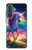 S3977 Colorful Unicorn Hülle Schutzhülle Taschen für Samsung Galaxy A37