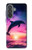 S3980 Dolphin Sunset Milky Way Hülle Schutzhülle Taschen für Samsung Galaxy A37